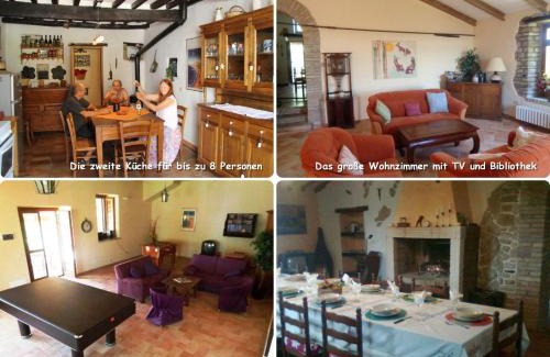 Urbino House | Ferienhaus Ca Piero mit Pool 13 bis 16 Personen