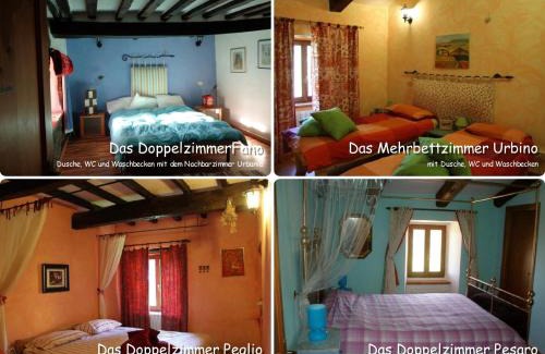 Urbino House | Ferienhaus Ca Piero mit Pool bis 12 Personen