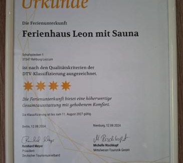 Rehburg-Loccum House | Ferienhaus Leon mit Sauna