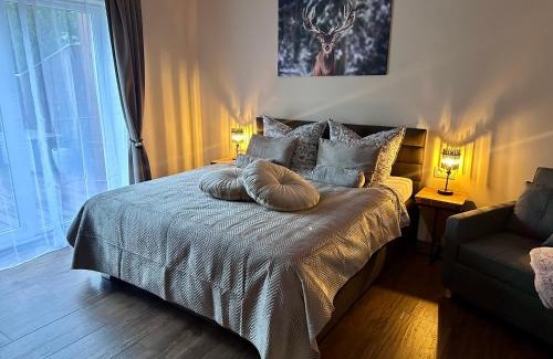 Dolgen am See House | Ferienhaus MILA - Pool, Sauna, Whirlwanne, 5000qm Privatgelände mit Bolzplatz