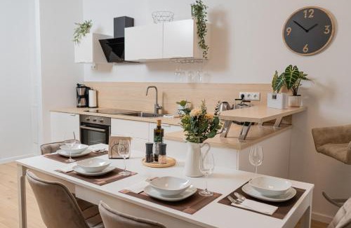 Konigstein an der Elbe Apartment | Ferienwohnung Bastei mit Stellplatz im Zentrum