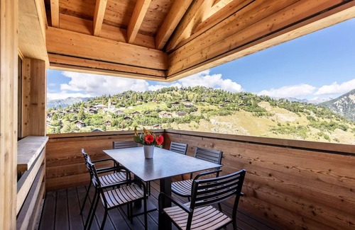 Vercorin Apartment | Ferienwohnung 3 Zimmer 6 Personen Balkon