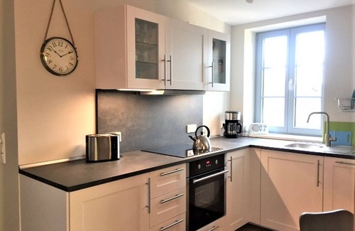 Babelsberg Nord Apartment | Ferienwohnung, 68qm mit 1 Schlafraum, Dachterrasse und Sauna für max. 4 Personen