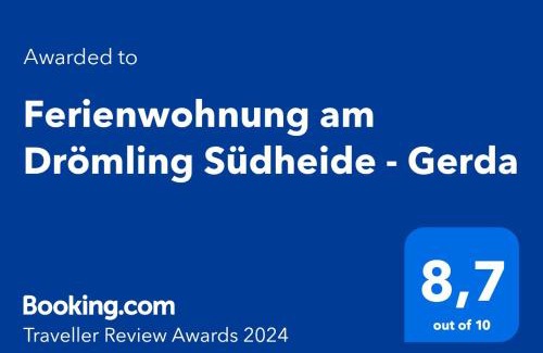 Bergfeld Apartment | Ferienwohnung am Drömling Südheide - Gerda