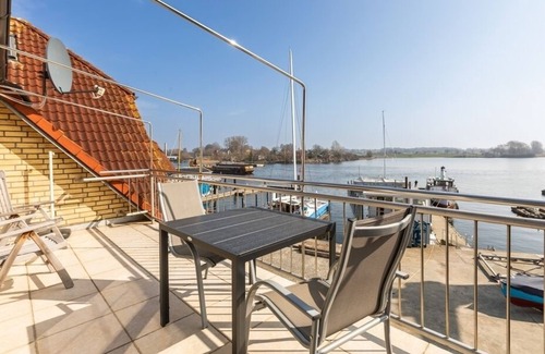 Arnis Apartment | Ferienwohnung Hafen-loggia in Bad Arnis