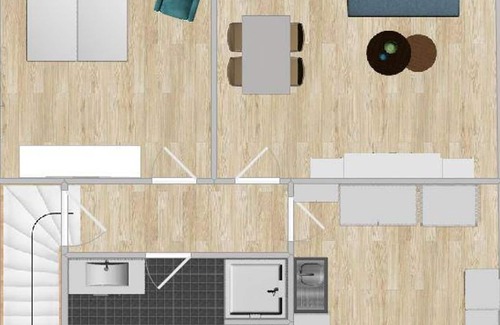 Isny im Allgaeu Apartment | Ferienwohnung Lanz - Appartement/fewo, Bad, WC, 1 Schlafraum