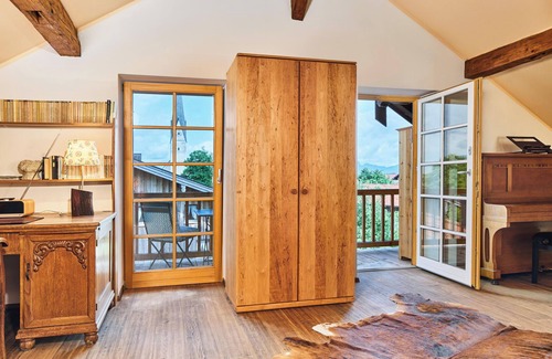 Bad Feilnbach Apartment | Ferienwohnung mit Balkon und Bergblick