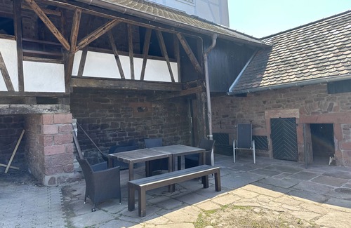 Marxzell Apartment | Ferienwohnung mit Terrasse, 80qm, 1 Schlafzimmer, Wohnzimmer, Max. 3 Personen