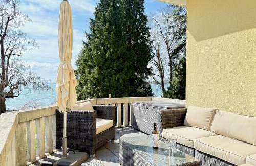 Nonnenhorn Apartment | Ferienwohnung Seeperle49 - Besonders, stilvoll mit eigenem Badestrand