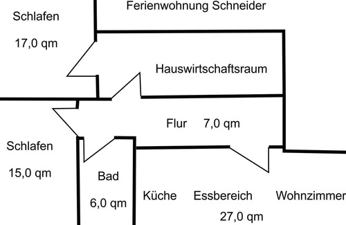 Leiningen Apartment | Fewo Schneider - apartment / apartment, bathroom, toilet, 2 bedrooms
