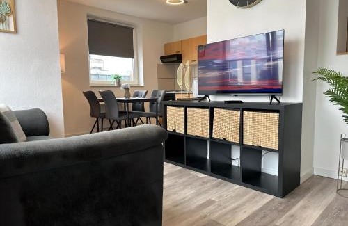 Nordhorn Apartment | FeWo Stadtblick Terrasse & Cityblick