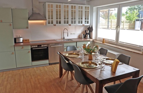Kalifornien Apartment | FeWo Waterkant mit Meerblick und Garten