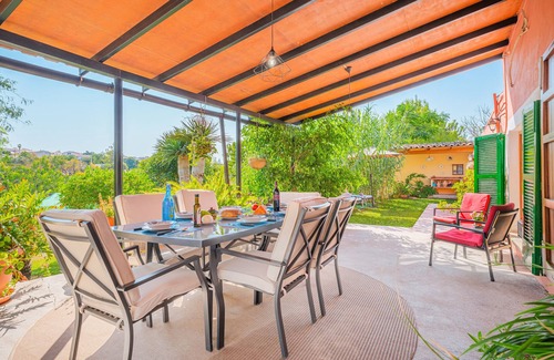 Campanet House | Finca Alqueria with Mountain View, Pool, Garden, Terrace, A/C & Wi-Fi