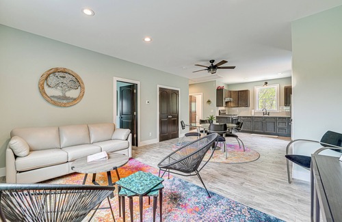 Northville Apartment | Fire Pit + Beach Access: Quiet Northville Retreat