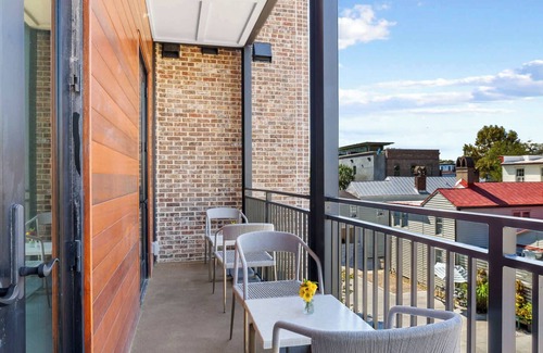 Cannonborough Elliotborough Condo | Fire Tower | Bright King Suite + Private Balcony