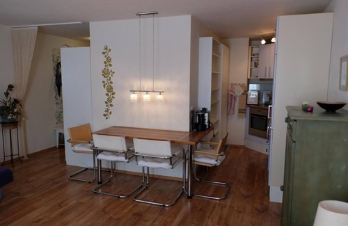 Vulpera Apartment | Flat with mountain view