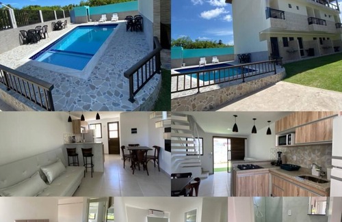 Sao Jose da Coroa Grande Apartment | Flats Sol e Mar, Vista Mar, com 02 Quartos Suítes, Divisa com Maragogi