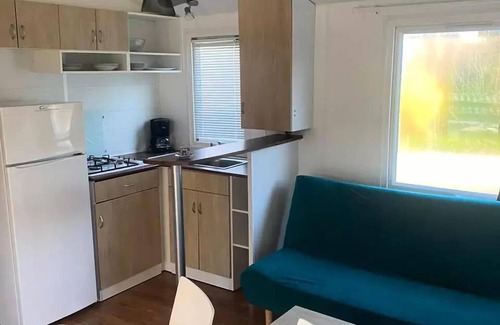 Martiel House | Flower Camping Le Lac aux Birds * - Mobile home Comfort 29 m2 (2 bedrooms) + Clim + Terrace semi-covered 12m2 5 people