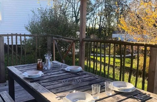Martiel House | Flower Camping Le Lac aux Birds * - Mobile home Comfort 29 m2 (2 bedrooms) + Clim + Terrace semi-covered 12m2 5 people