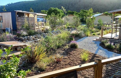 Bize-Minervois House | Flower Camping Olivigne * - Mobile home Premium 29m2 2 bedrooms + terrace 21m2 + TV + LV + Clim + plancha 4 people