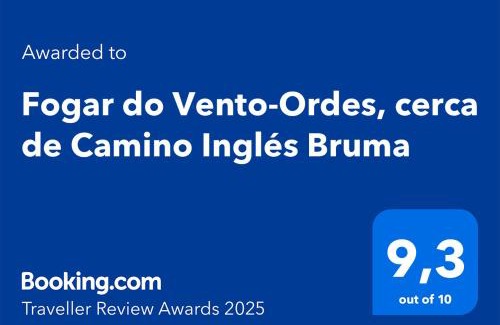 Ordes Apartment | Fogar do Vento-Ordes, cerca de Camino Inglés Bruma
