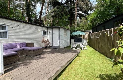 Bosgebied Hoenderloo Ski Chalet | Forest Cabin - Waldhütte Tante Truus Veluwe - Recreatiepark 't Veluwshof