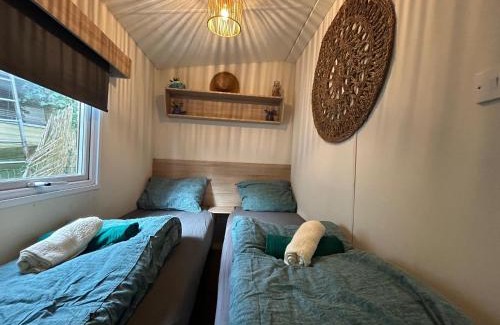 Bosgebied Hoenderloo Ski Chalet | Forest Cabin - Waldhütte Tante Truus Veluwe - Recreatiepark 't Veluwshof