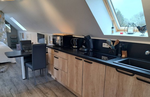 Saint-Quentin-Lamotte-Croix-au-Bailly Ski Chalet | O 'THE LOFT Croisiens BETWEEN BAY AND SUM OF NORMANDY, designed for a couple.