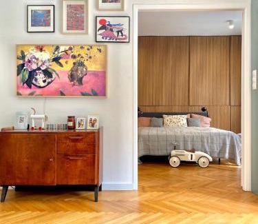Old Town Apartment | Fraňa by Ellements in old town with balcony