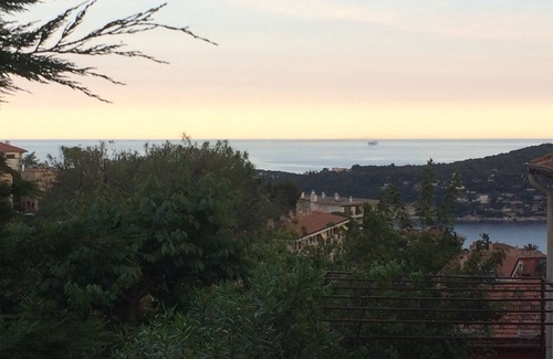 Villefranche-sur-Mer Apartment | French Riviera Villefranche sur mer 4 person apartment large terrace with sea view