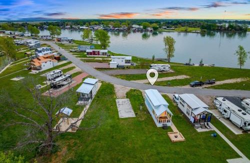 Kerens Other | Friends Tiny Lake House A Friends Themed Tiny Home on Richland Chambers Lake