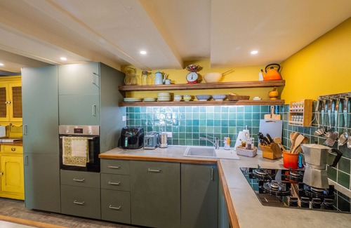 Vaux-Lavalette Apartment | Full AC and heating, private hot tub, high speed WiFi with spectacular views