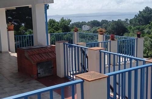 Carloforte Villa | Fully detached villa. Sea-view terrace.Barbecue with wood-burning oven.