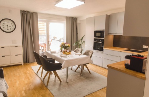 Rhein-Erft-Kreis District Apartment | Fully equipped lovely studio near Cologne in a peaceful area with own veranda