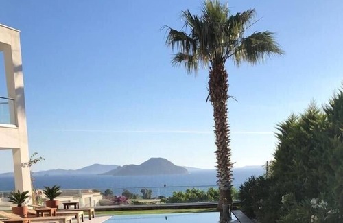 Kadıkale Villa | Fully Renovated for 2021. Villa with an incredible Greek island view and pool.