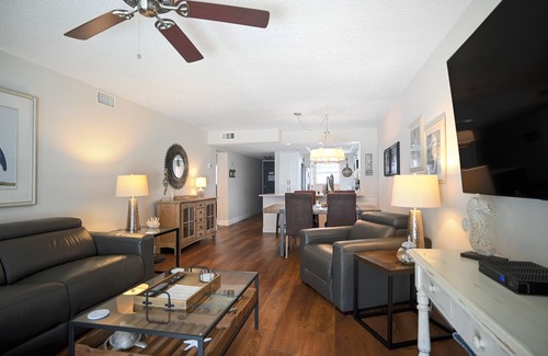 Cocoa Beach Condo | Fully Updated, Ground Floor Luxury Condo, Great Ocean View - Unit 49