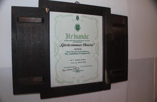 Kaindorf an der Sulm Bed & Breakfast | Gästehaus Christa ****