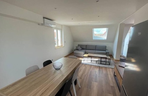 Wintzenheim Apartment | Gîte 4 Pièces Duplex et sa Terrasse vue Montagnes