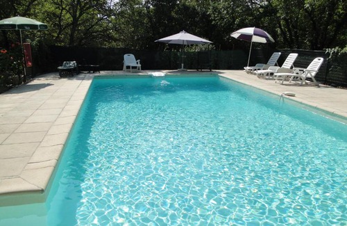 Labeaume House | Gîte Basilic avec piscine en sud Ardèche