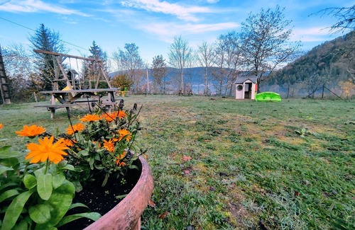 Dommartin-les-Remiremont Apartment | Gîte Mélina with Spa Jacuzzi Sauna Fishing pond