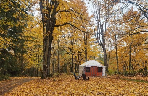 Buckley RV Rental | Gaia Yurt | Cedar Hot Tub | 1 hr to Skiing & Mt Rainier
