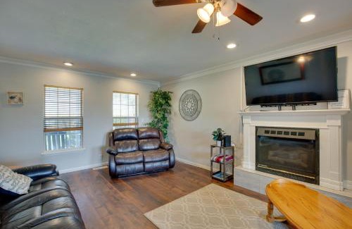 Dennis House | Game Room and Dock Waterfront Granbury Lake Retreat
