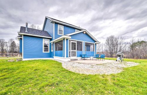 Bellaire House | Game Room and On-Site Snow Trails! Bellaire Retreat