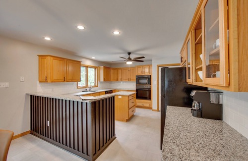 Hummelstown House | Game Room & Covered Patio: Hummelstown Hideaway