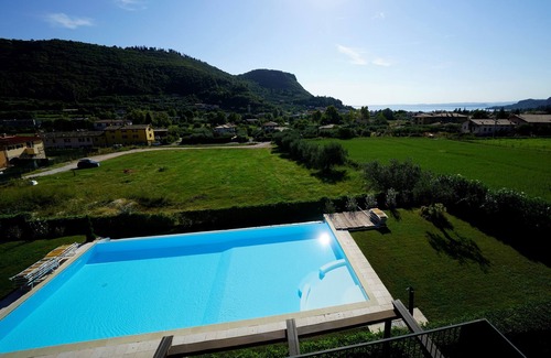 Garda Apartment | GardaLake BlueParadise - garden, lake view and swimming pool