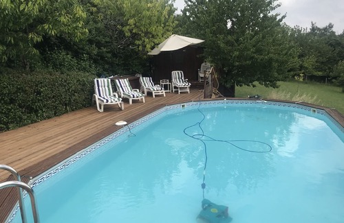 Penne-d'Agenais House | Garden apartment with swimming pool in house