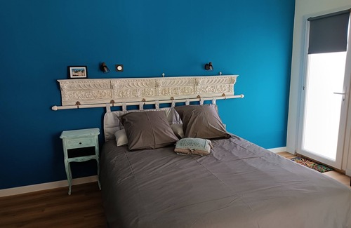Journiac Bed & Breakfast | Garden side, guest room and private terrace with wooded view