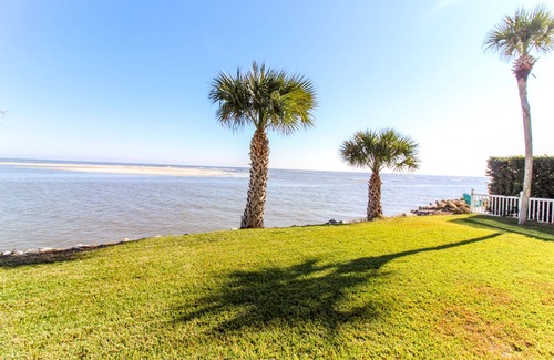 East Beach House | Gated Large East Beach Home W/Pool, Oceanfront Dock, Great Fishing! Best Views!