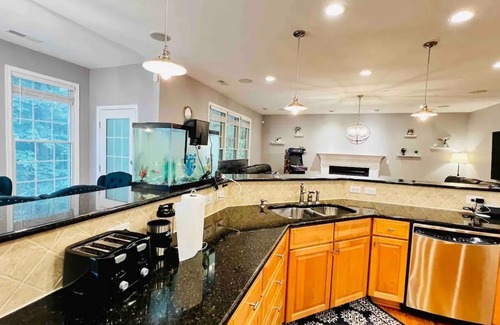 Bayside House | Gather family/friends here! Poker table, foosball, Aracde machine and much more!