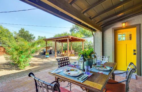 La Madera House | Gazebo, Patios and Grill Colorful Tucson Retreat!